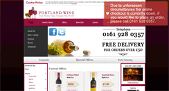 Desktop Screenshot of portlandwine.co.uk